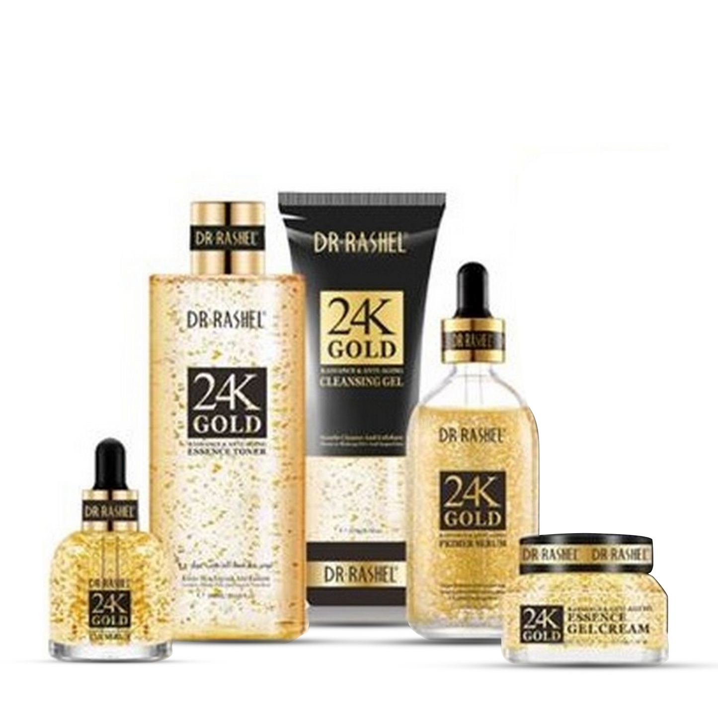 Dr. Rashel 24K Gold Radiance & Anti-Aging Skin Care 5 Piece Set