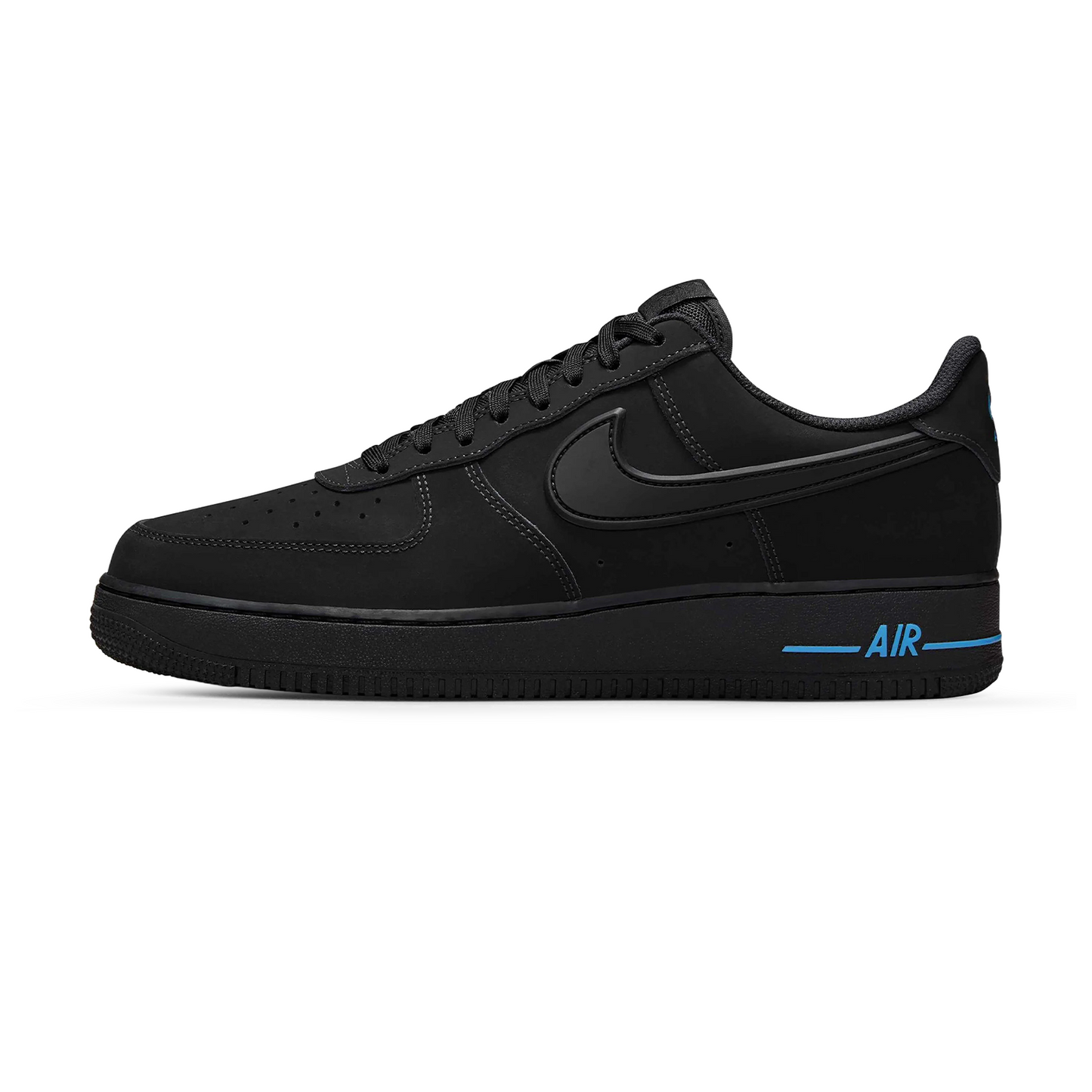 حذاء Nike Air Force 1 Low '07 SE أسود وأزرق جامعي