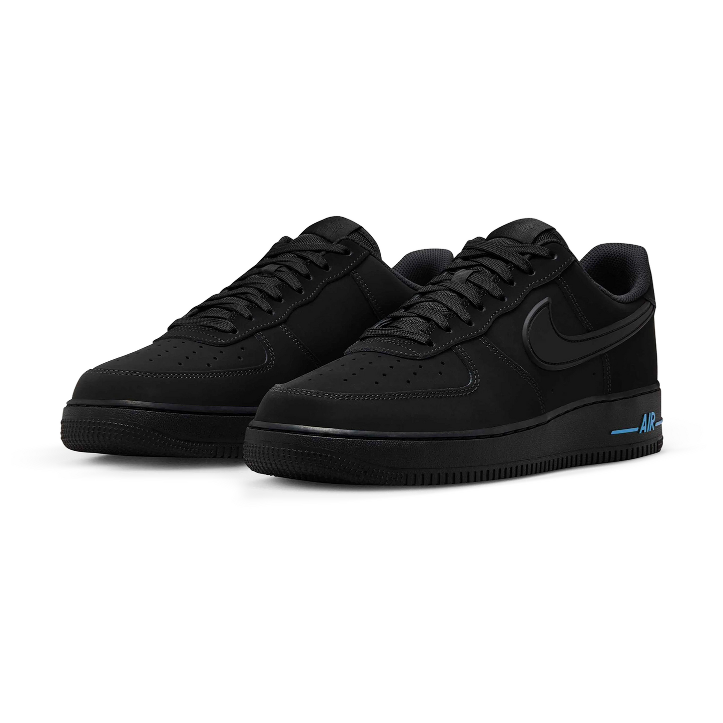 حذاء Nike Air Force 1 Low '07 SE أسود وأزرق جامعي