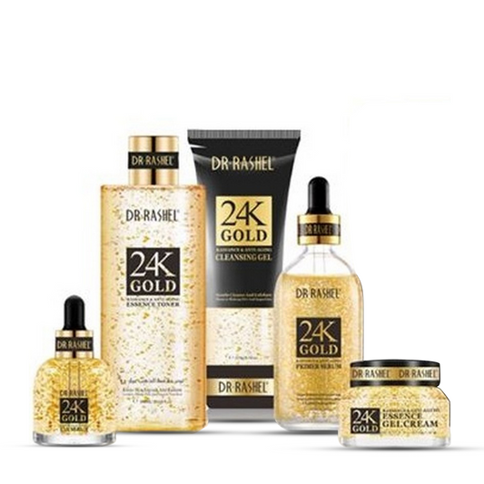 Dr. Rashel 24K Gold Radiance & Anti-Aging Skin Care 5 Piece Set