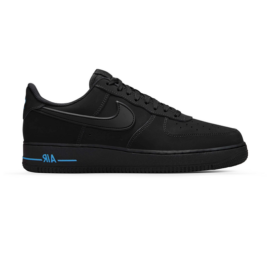 حذاء Nike Air Force 1 Low '07 SE أسود وأزرق جامعي