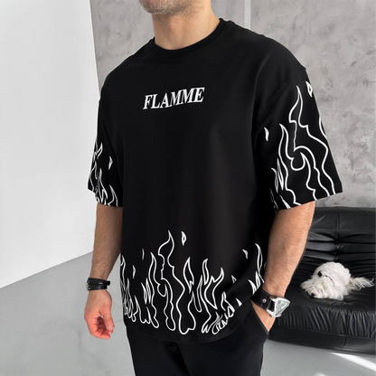 Oversized T-shirt - FLAMME