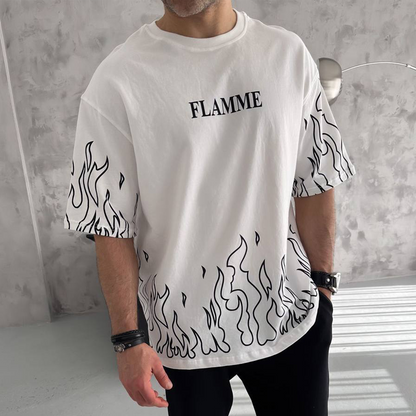 Oversized T-shirt - FLAMME